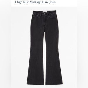 High Rise Vintage Flare Jean Abercrombie